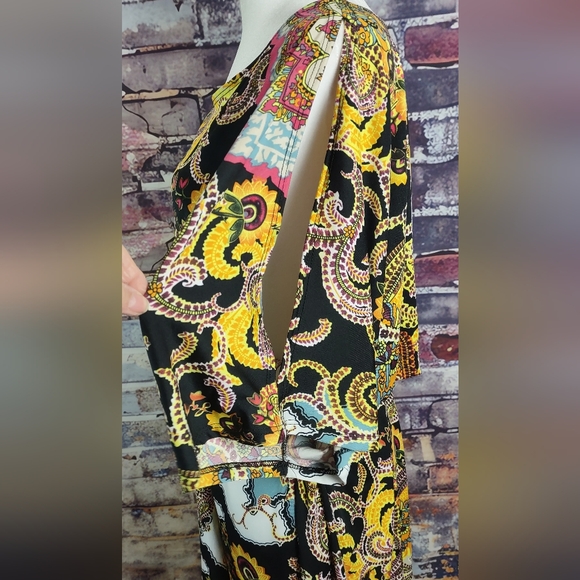 Tiana B. Paisley/Floral Print Stretch Knit Dress - Picture 6 of 9